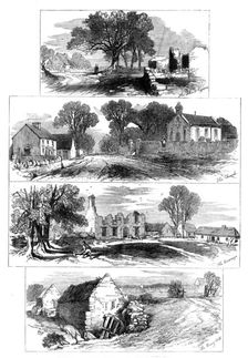 Sketches of Goldsmith's "Deserted Village," Lishoy or Auburn, near Athlone, 1871. Creator: Unknown