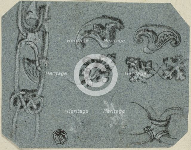 Sketches of Decorative Architectural Details, n.d. Creator: Unknown.