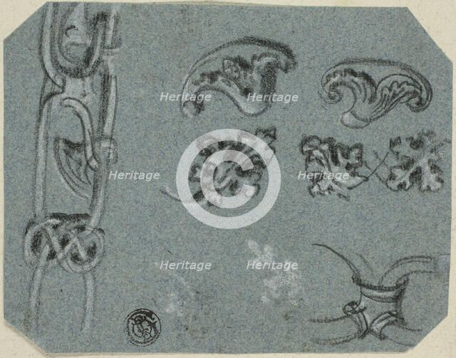 Sketches of Decorative Architectural Details, n.d. Creator: Unknown.