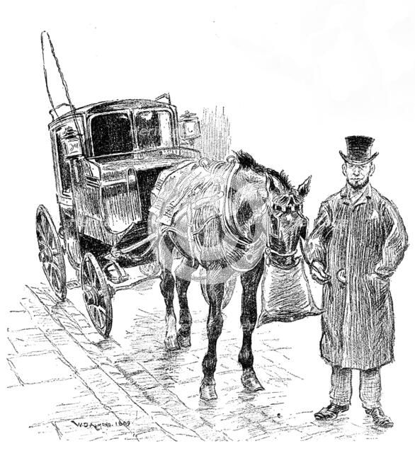 Sketches of London Cabs and Cabmen: a Growler, 1890. Creator: Unknown.