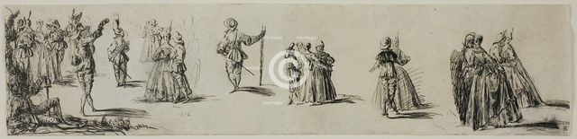 Sketches of Ladies and Gentlemen, Dancers, n.d. Creator: Unknown.