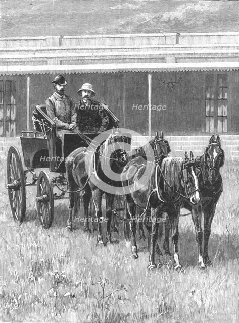 'Sketches of Life on an Estancia in the Argentine Republic; Starting for a Drive over the...', 1891. Creator: Unknown.