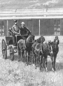 Sketches of Life on an Estancia in the Argentine Republic; Starting for a Drive over the... 1891. Creator: Unknown