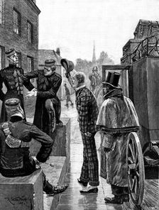 Sketches of military life: arrival of the new Subaltern, 1890. Creator: R. Taylor