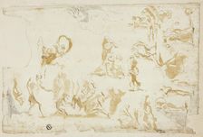 Sketches of Mythological Subjects, n.d. Creator: Giovanni Battista Cipriani
