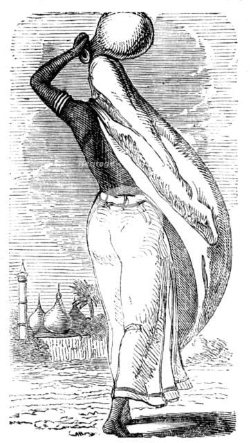 Sketches of Native Life in India - Native Woman, Upper India, 1858. Creator: Unknown.