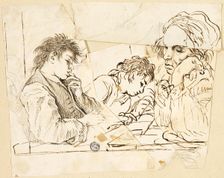 Sketches of School Boys, n.d. Creators: Unknown, Francesco di Maria
