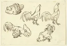Sketches of Poultry, n.d. Creator: Henry Stacy Marks