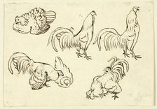 Sketches of Poultry, n.d. Creator: Henry Stacy Marks