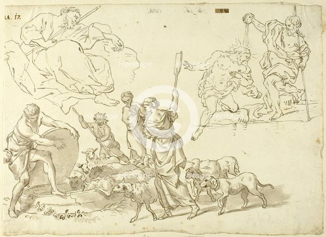 Sketches of Religious Scenes, n.d. Creator: Unknown.