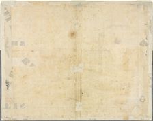 Sketches of Windows and Pilasters of the Attic Storey of the Collegio di Propaganda Fide (verso), 16 Creator: Lievin Cruyl (Flemish, c. 1640-c. 1720)