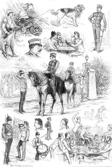 Sketches of the 66th (Berkshire) Regiment, 1881. Creator: Unknown