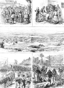 Sketches of the Insurrection in Servia, 1883. Creator: Unknown