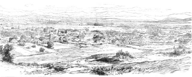 Sketches of the Insurrection in Servia; Paratchin and the Plain of Alexinatz, 1883. Creator: Unknown.