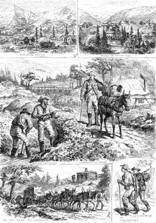 Sketches near Leadville, Colorado, 1881. Creator: Unknown