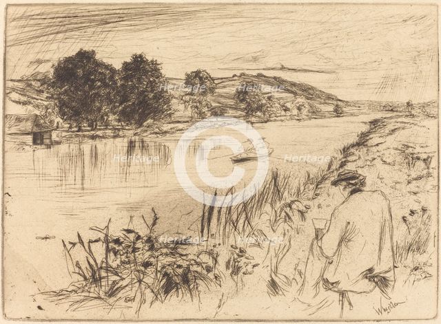 Sketching, No.I, 1861. Creator: James Abbott McNeill Whistler.