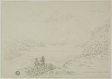 Skiddaw from Derwentwater, n.d. Creator: Unknown