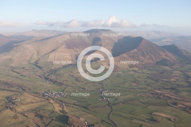 Skiddaw from the north-west, Cumbria, 2015. Creator: Historic England.
