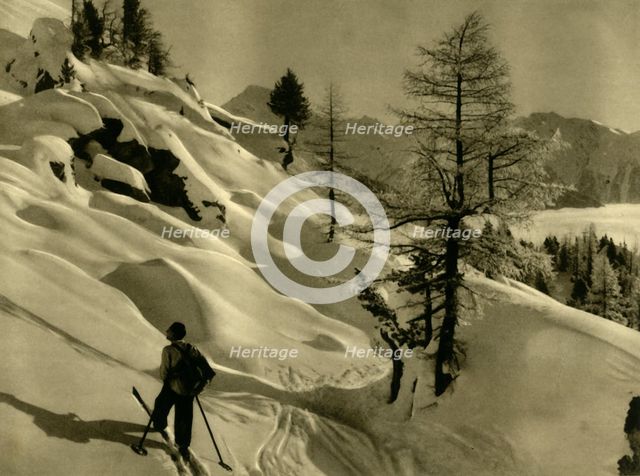 Skiing at Ankogel, Austria, c1935. Creator: Unknown.