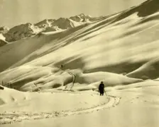 Skiing at Upper Schlossalm, near Bad Hofgastein, Austria, c1935. Creator: Unknown
