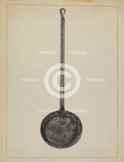Skillet, c. 1935. Creator: Rollington Campbell.