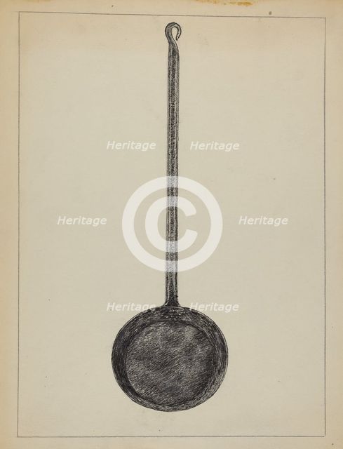 Skillet, c. 1935. Creator: Rollington Campbell.