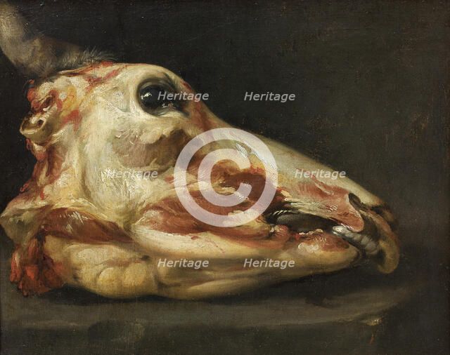 Skinned Head of an Ox, 1688-1691. Creators: Francisco Goya, Felice Boselli.