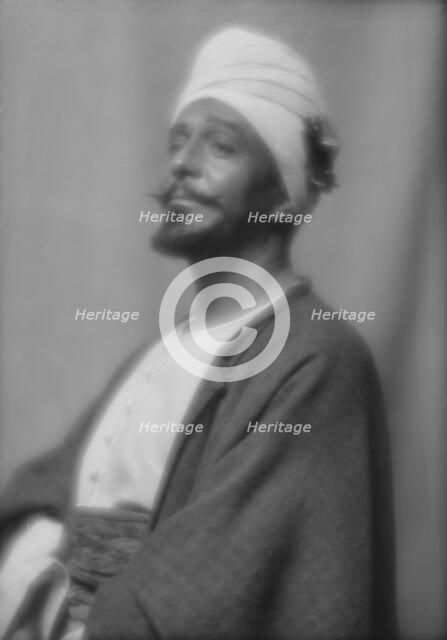 Skinner, Otis, in "Kismet", 1912 Apr. 5. Creator: Arnold Genthe.