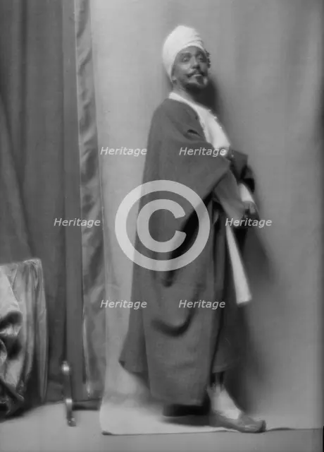 Skinner, Otis, in "Kismet", 1912 Apr. 5. Creator: Arnold Genthe.