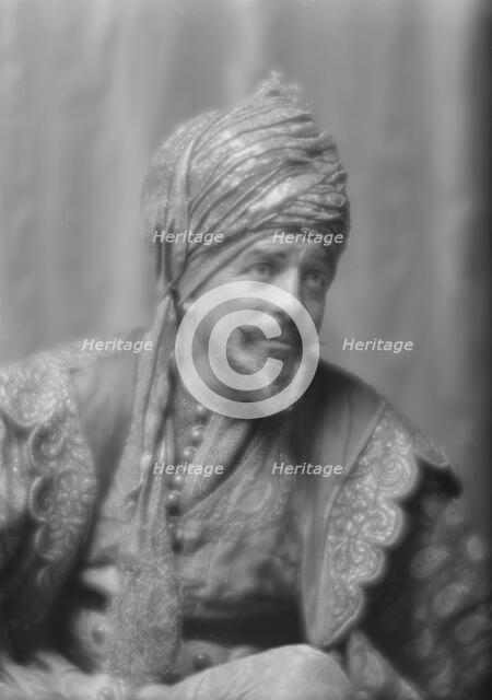 Skinner, Otis, in "Kismet", 1912 Apr. 5. Creator: Arnold Genthe.