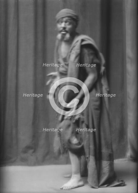 Skinner, Otis, in "Kismet", 1912 Apr. 5. Creator: Arnold Genthe.