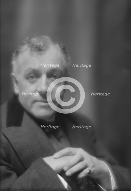 Skinner, Otis, portrait photograph, 1912 Apr. 5. Creator: Arnold Genthe.