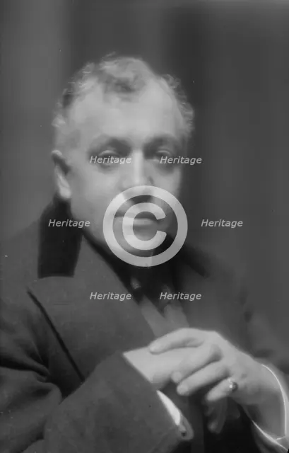 Skinner, Otis, portrait photograph, 1912 Apr. 5. Creator: Arnold Genthe.