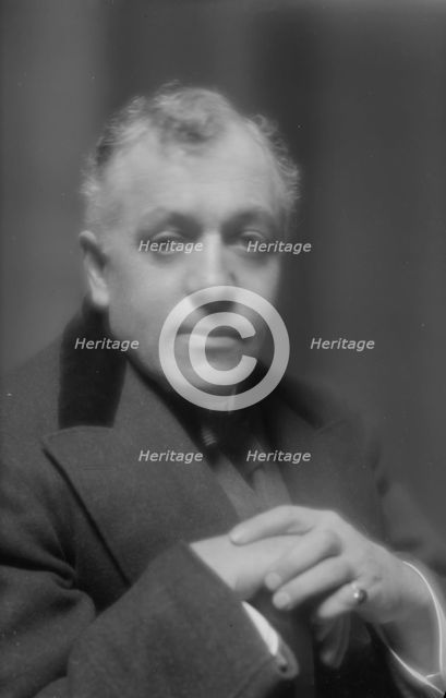 Skinner, Otis, portrait photograph, 1912 Apr. 5. Creator: Arnold Genthe.