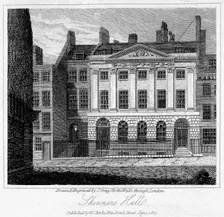 Skinners Hall, City of London, 1817.Artist: J Greig