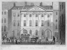 Skinners Hall, City of London, 1830. Artist: MS Barenger
