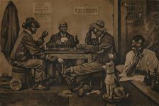 Skinning the Lamb, c1910