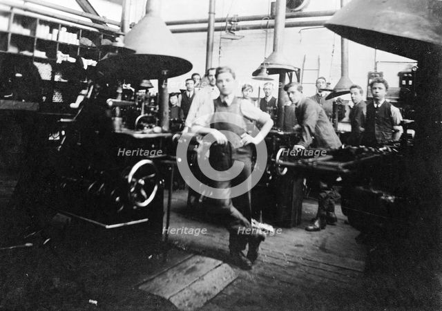 Skipper & Costman, Printers of New St, Ludgate Hill, London, c1910. Creator: W Martin.