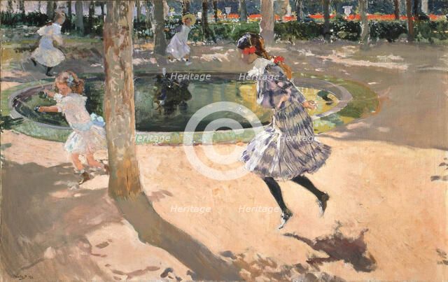 Skipping rope. La Granja, 1907.