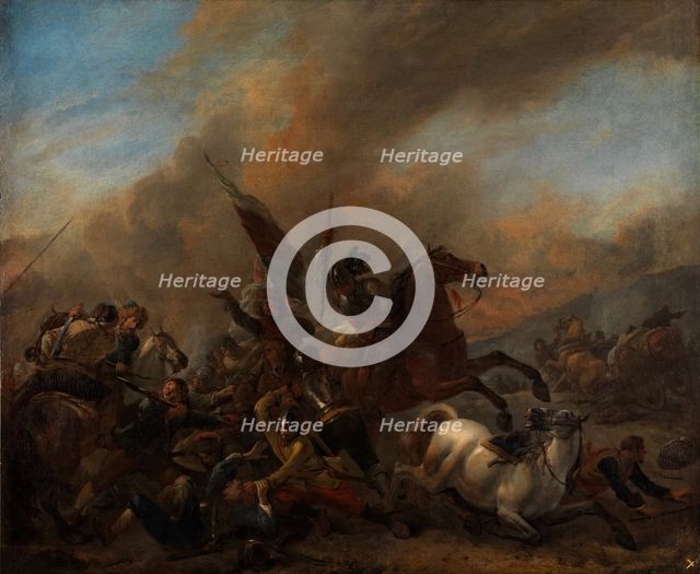 Skirmish among Enemy Troops, between 1648 and 1649. Creator: Philip Wouverman.