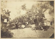 Skirmish between a Prussian Reconnaissance unit and...Faidherbe's Army..., Jan 21, 1871 Creator: Unknown