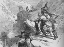 Skirmish in a Mountain Pass c1880