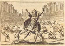 Skirmish in a Roman Circus, c. 1622. Creator: Jacques Callot