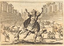 Skirmish in a Roman Circus, c. 1622. Creator: Jacques Callot
