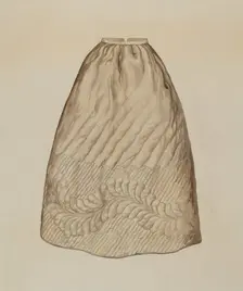 Skirt, c. 1937. Creator: Lillian Causey