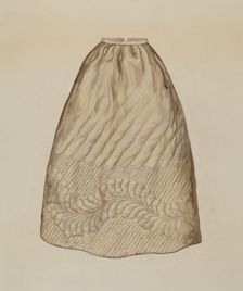 Skirt, c. 1937. Creator: Lillian Causey