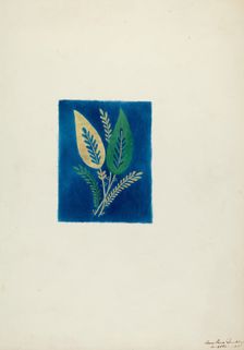 Skirt Design, c. 1937. Creator: Ann Gene Buckley