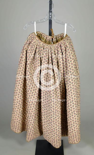 Skirt, French, 1840-60. Creator: Unknown.