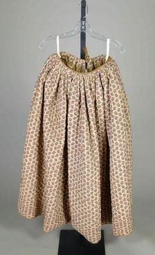 Skirt, French, 1840-60. Creator: Unknown