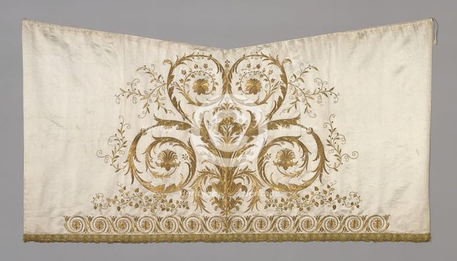 Skirt from a Court Gown, France, 1805-15. Creator: Unknown.